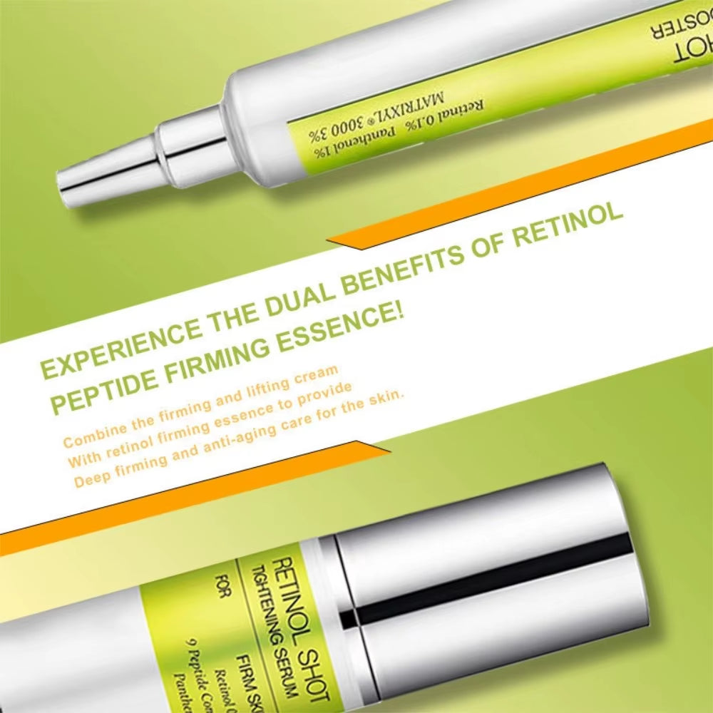 Retinol Serum Nourishes Moisturizes Firms the Skin Reduces Fine Lines and Dark Circles Minimizes Pores Antioxidant Anti-Aging